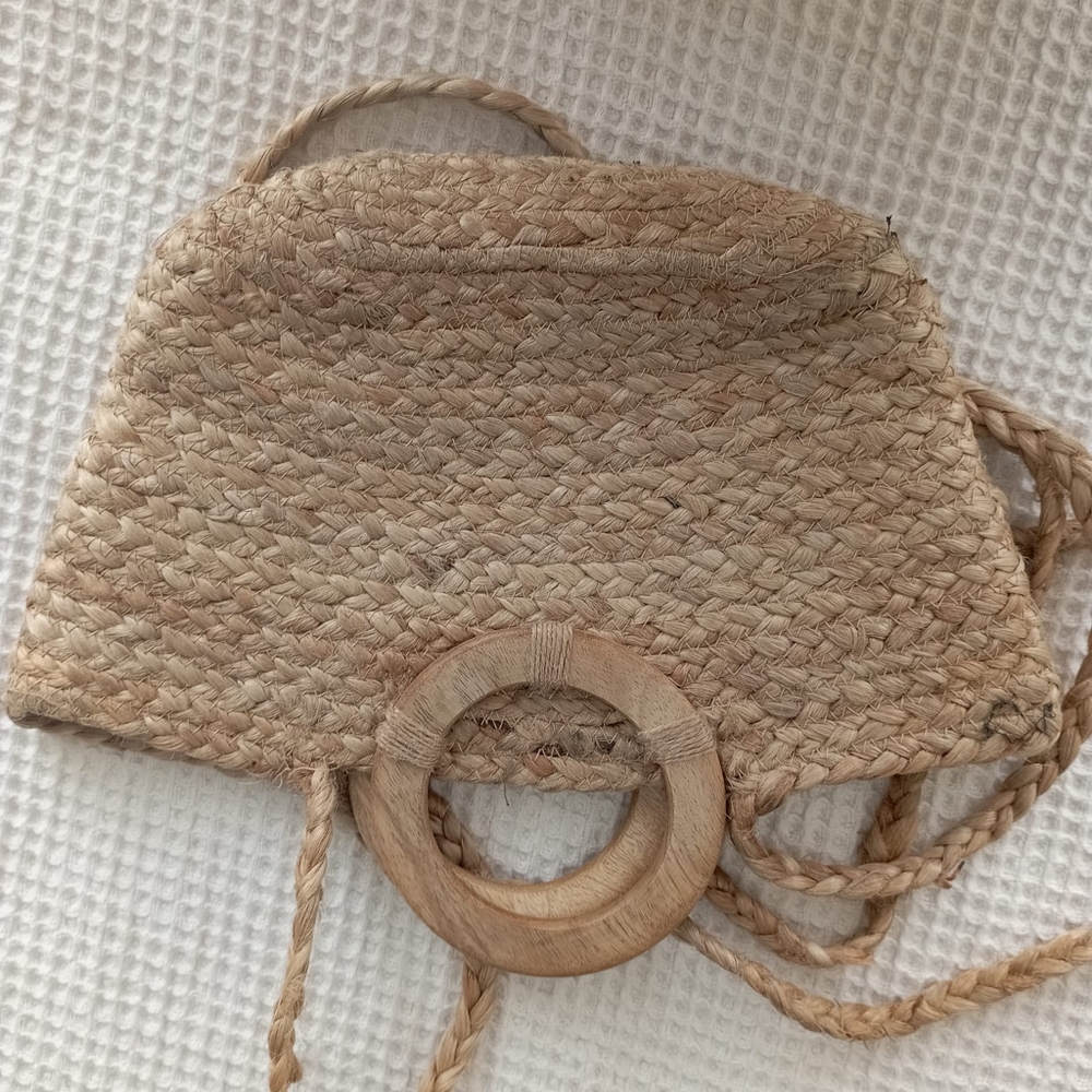 Midi Natural Jute Bag - Picture 8 of 8